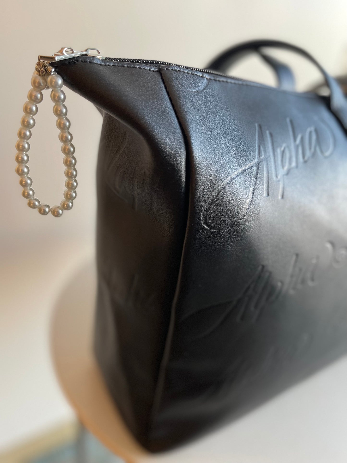 AKA® Signature Vegan Leather Tote Bag | Weekender