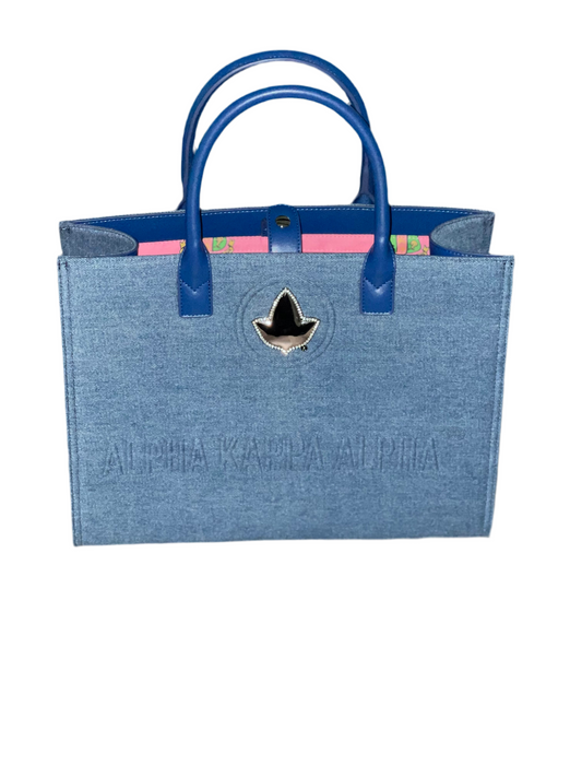 Ivy Empress Denim Tote Purse