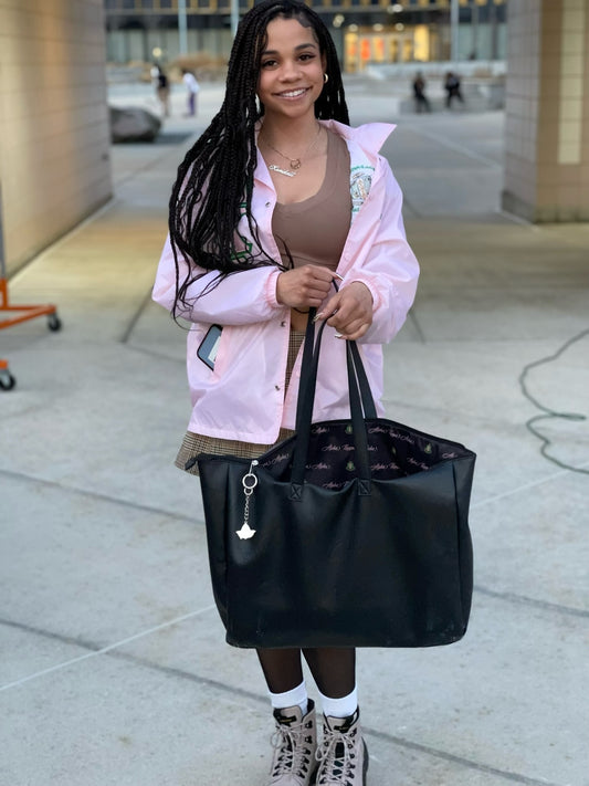 AKA® Signature Vegan Leather Tote Bag | Weekender