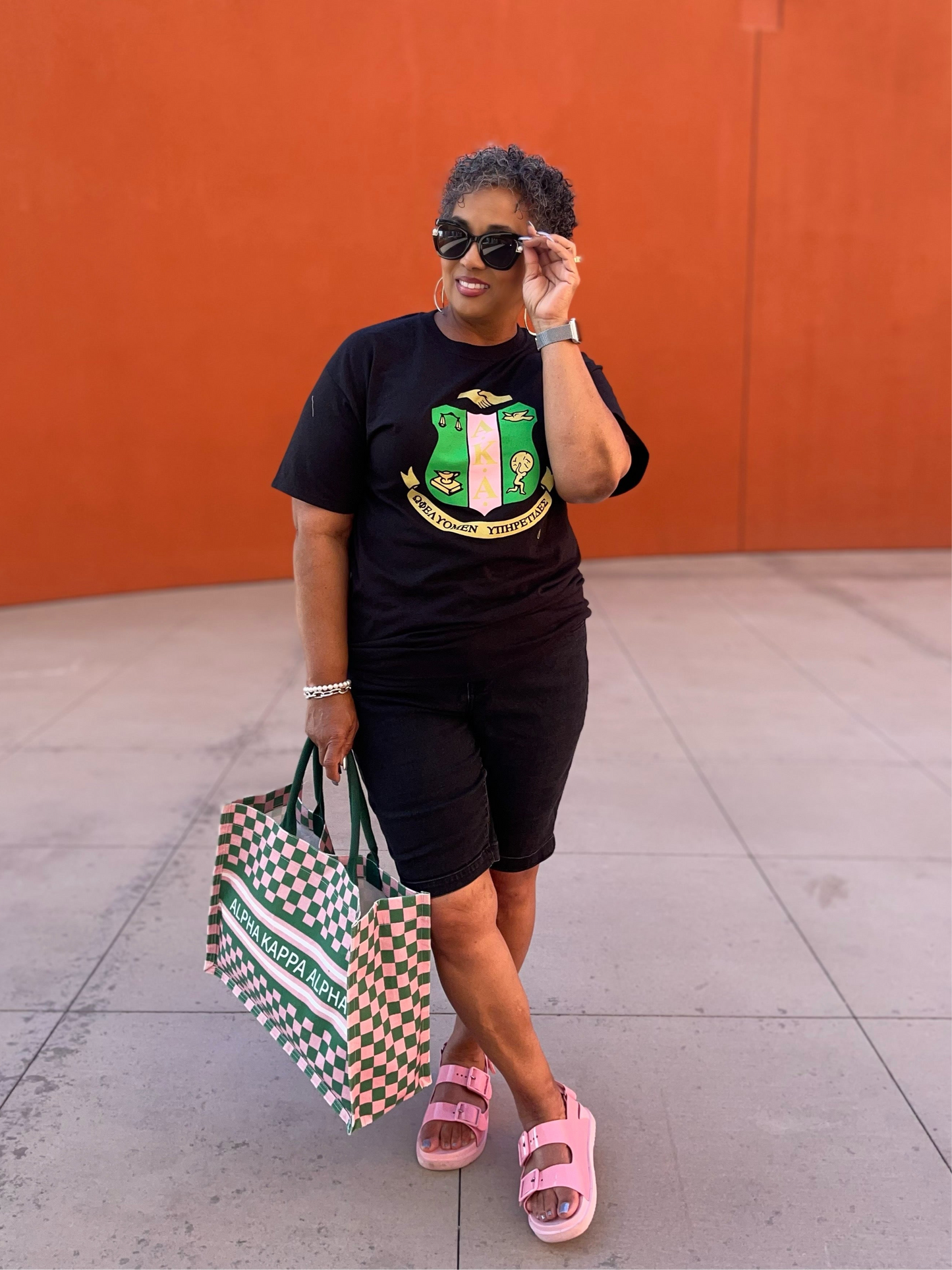 AKA® Coat of Arms Black Tshirt