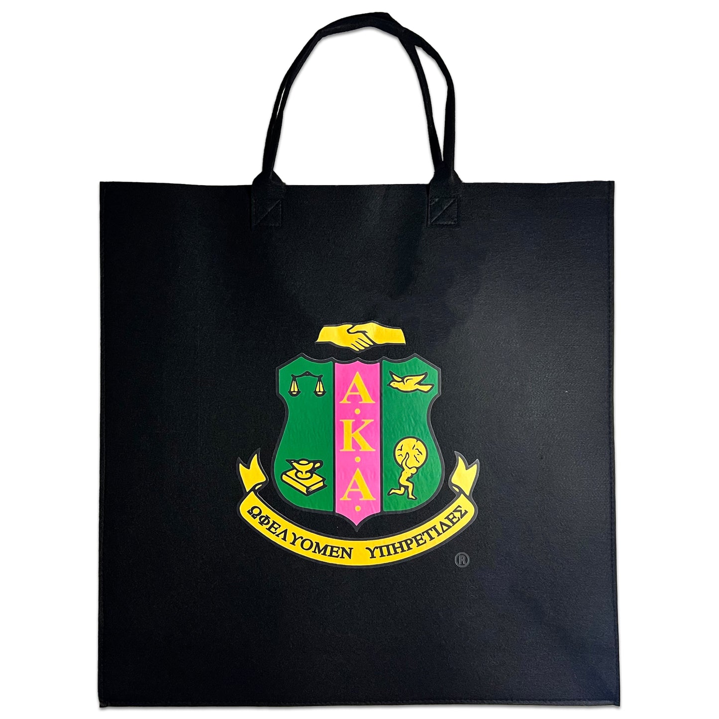 Reusable AKA® Felt Shopping Bags | Coat of Arms