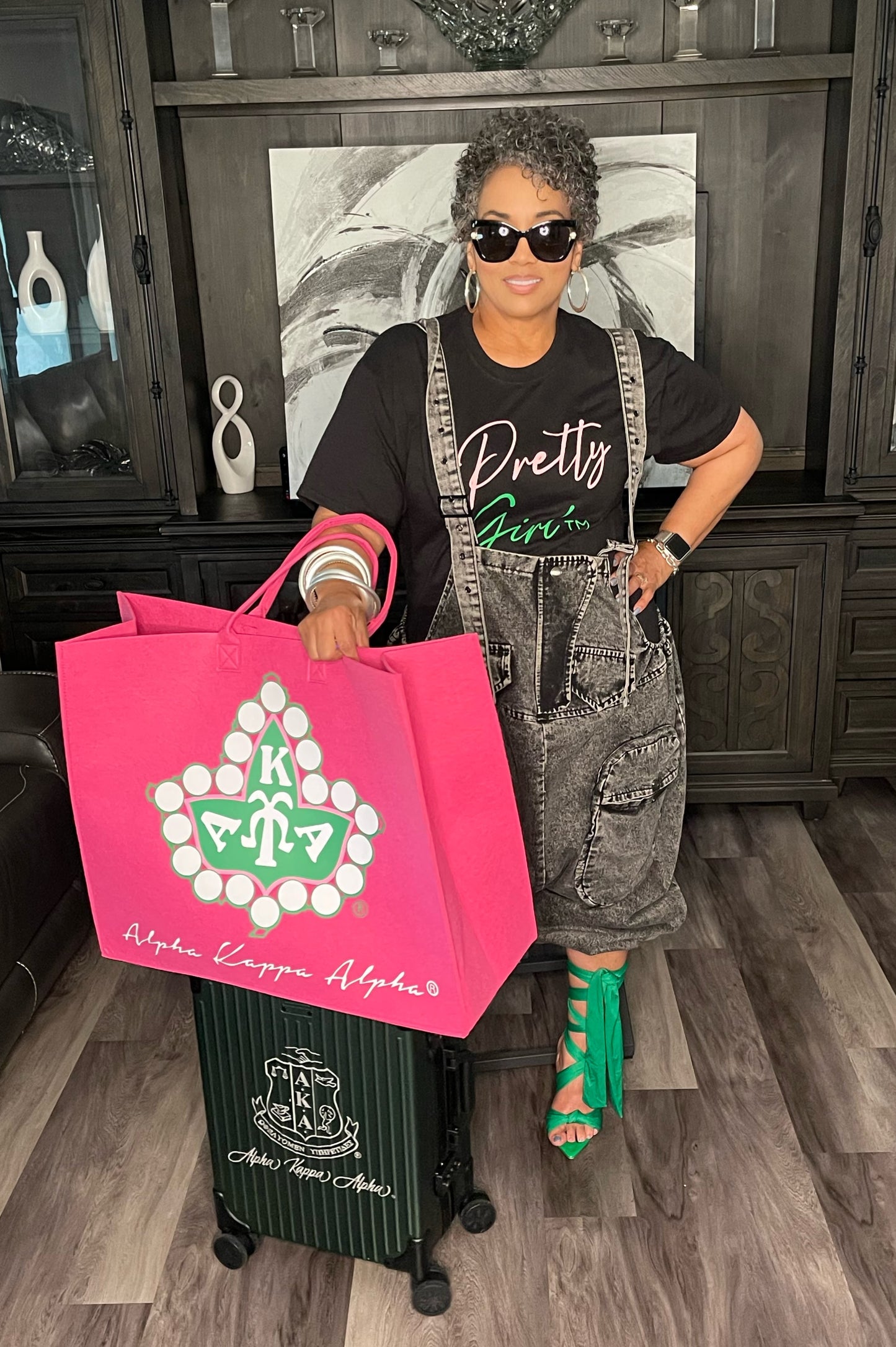 AKA® Badge Reusable Felt Bag