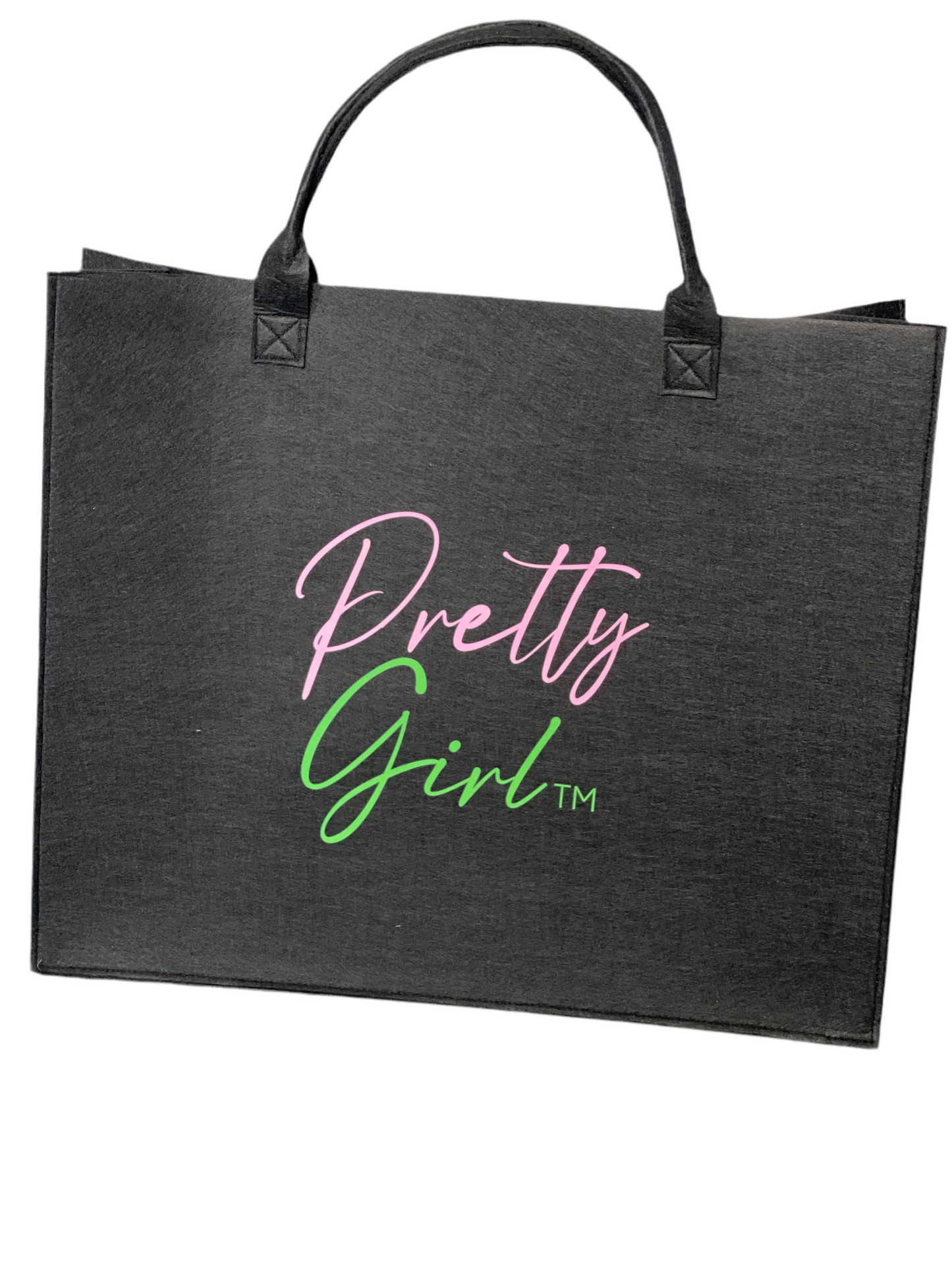 Reusable AKA® Felt Shopping Bags | Pretty Girl