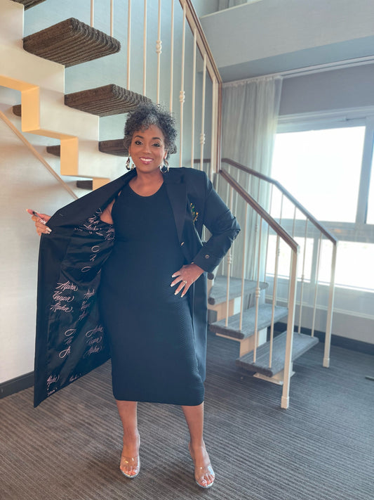 AKA® Coat of Arms Trench Blazer