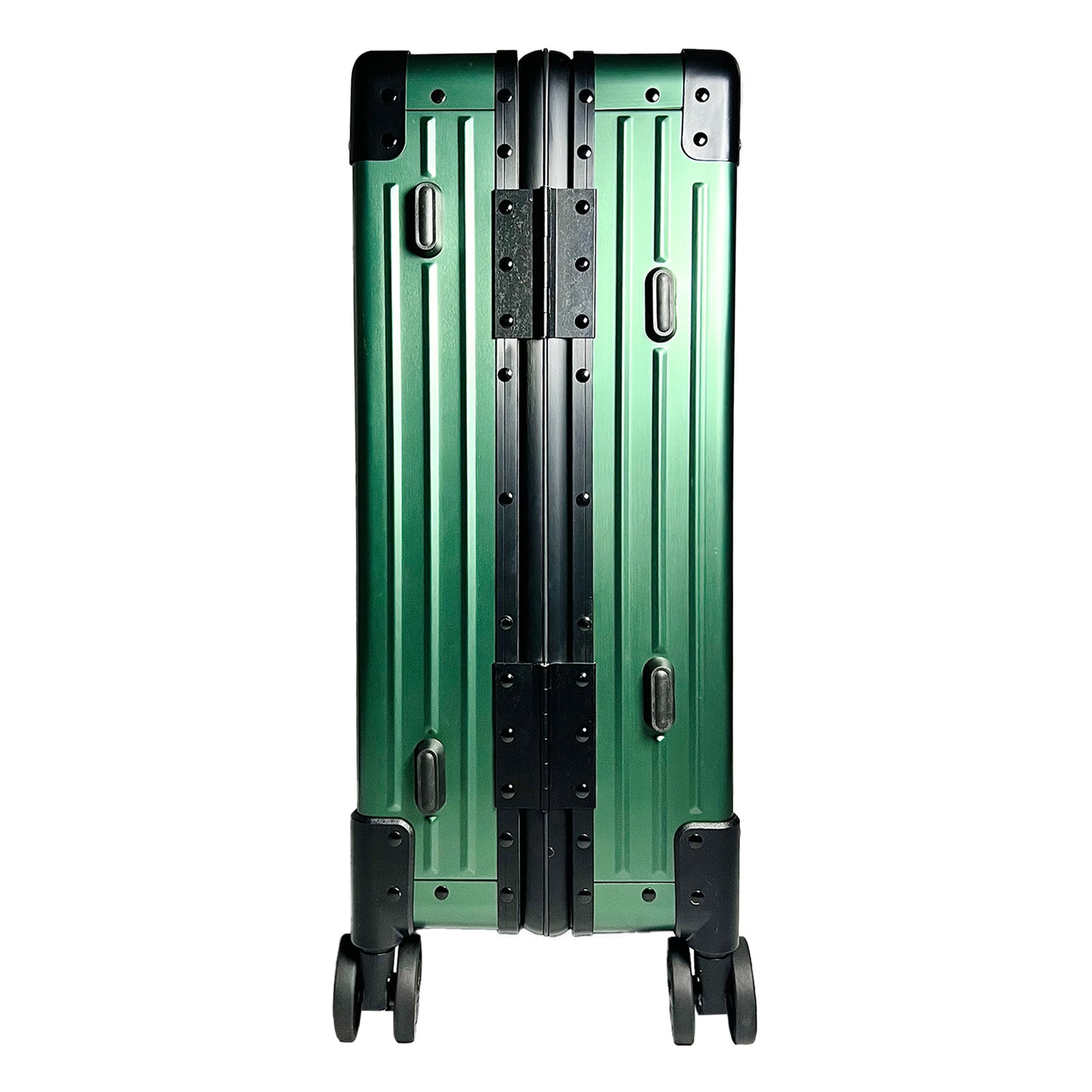 Checked Metal Luggage | 24"