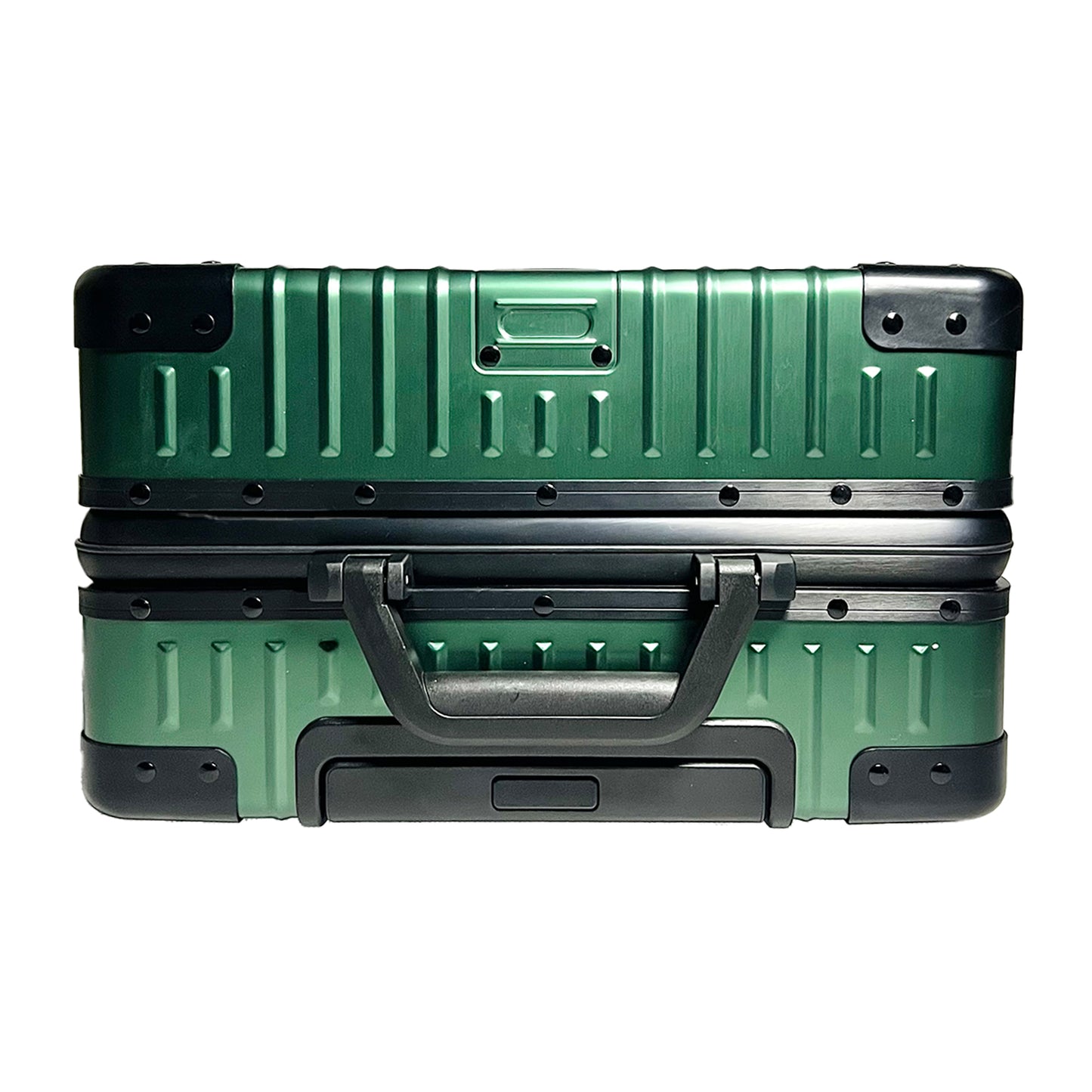 Checked Metal Luggage | 24"