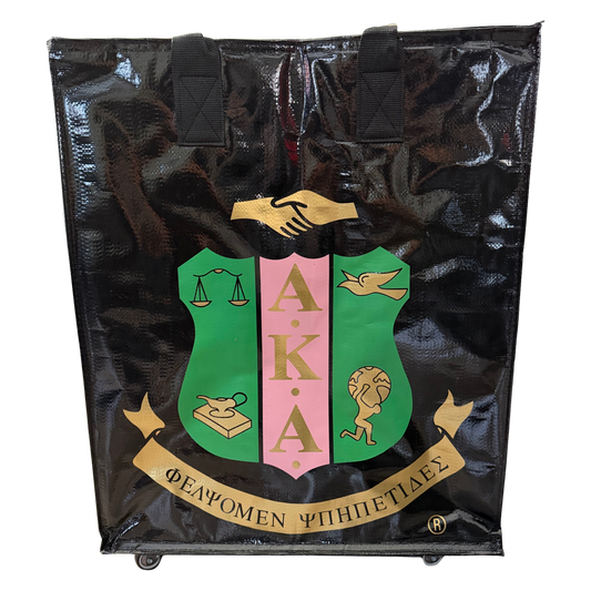 Empress Rolling Tote Bag (Coat of Arms & Alpha Kappa Alpha® )