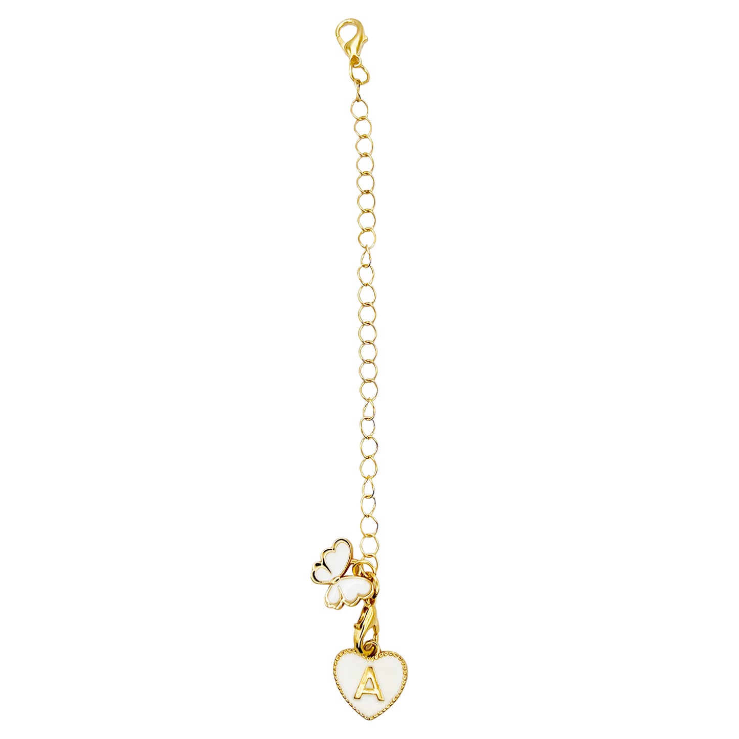 Tumbler Charm | Heart + Butterfly