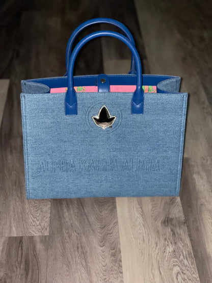 Ivy Empress Denim Tote Purse