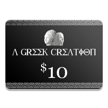 Gift Card | A Greek Creation