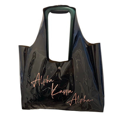 Alpha Kappa Alpha® Black PVC Bag