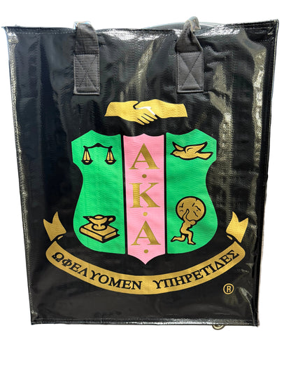 AKA® Coat of Arms Rolling Tote Bag