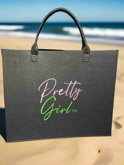 Reusable AKA® Felt Shopping Bags | Pretty Girl