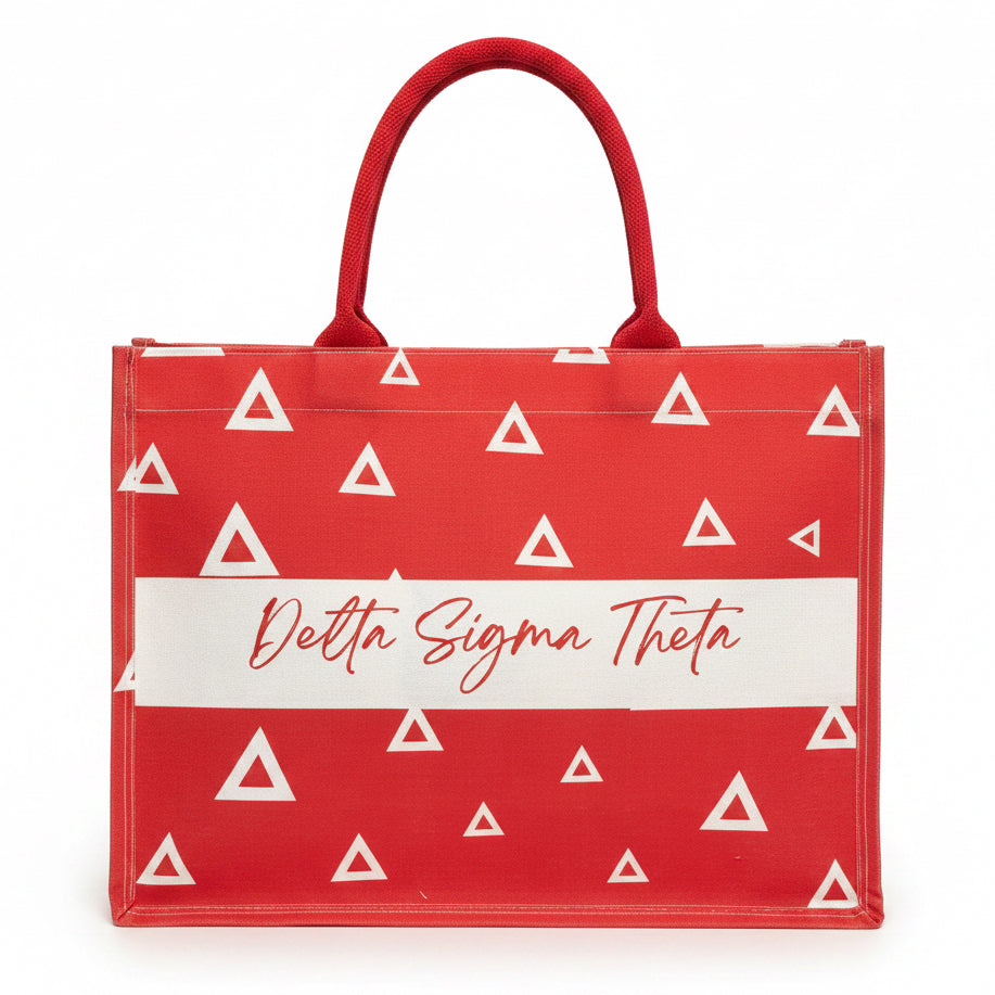 Delta Sigma Theta® Pyramid Tote [Canvas]