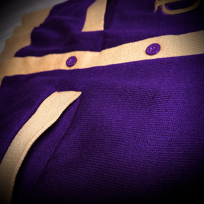 ΩΨΦ® Knit Cardigan | Old Gold