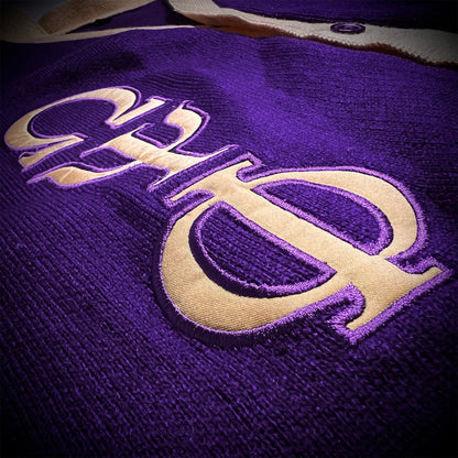 ΩΨΦ® Knit Cardigan | Old Gold