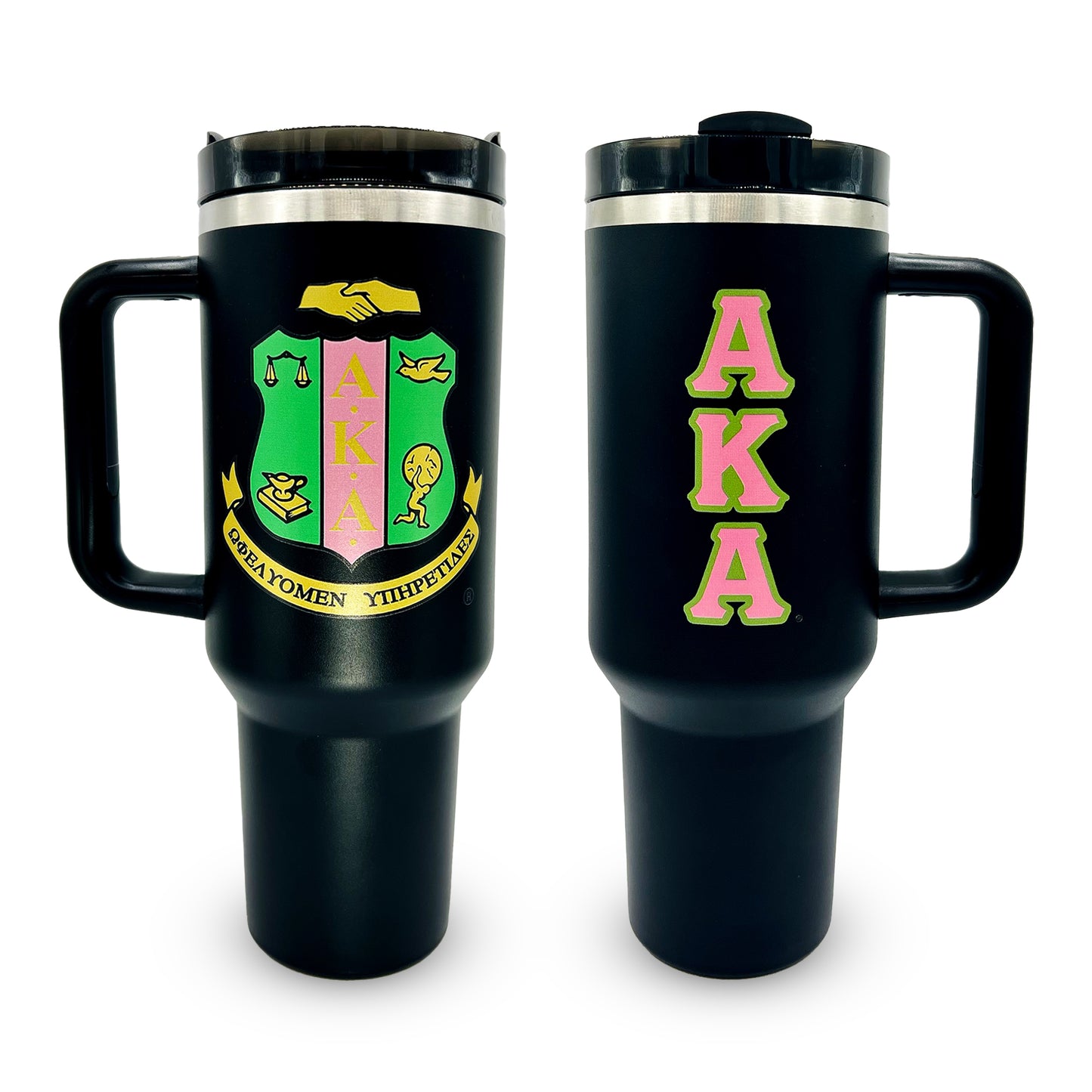 AKA® 40 oz Dual Logo Tumbler [v 2.0] | Stainless Steel