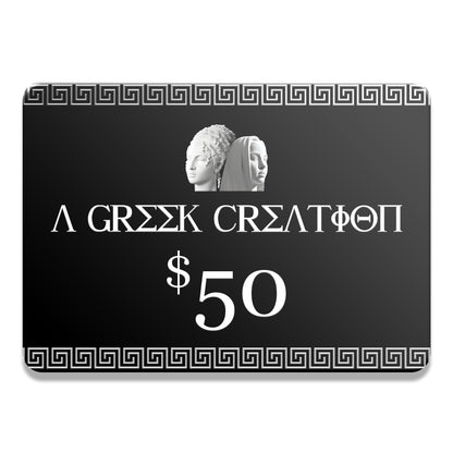 Gift Card | A Greek Creation