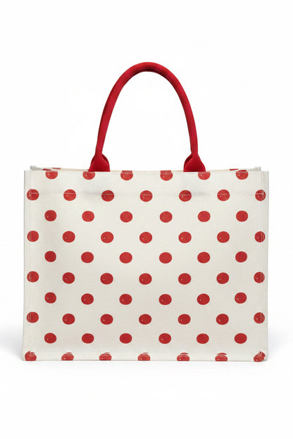 Delta Sigma Theta® Polka Dots Tote [Canvas]