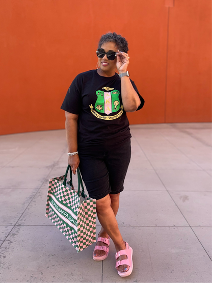 AKA® Coat of Arms Black Tshirt