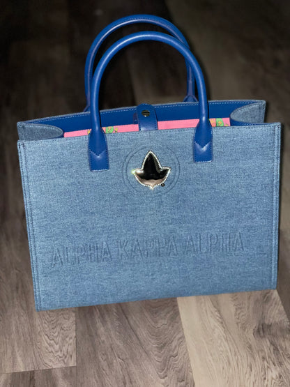 Ivy Empress Denim Tote Purse
