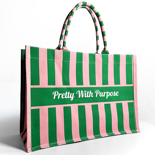 Pretty With Purpose Tote [Canvas]