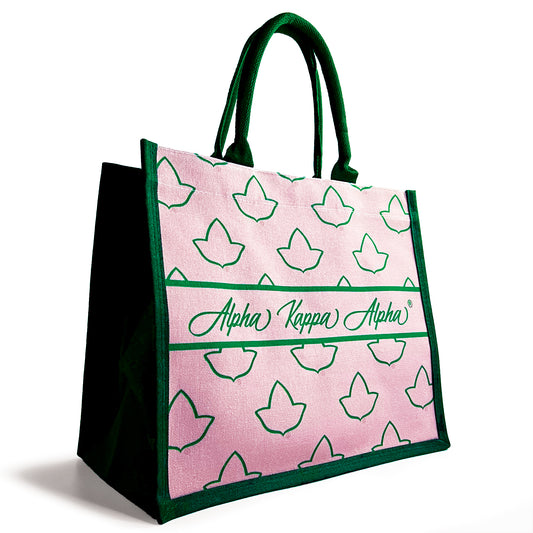 Alpha Kappa Alpha® + Ivy® Tote | 14" x 12'