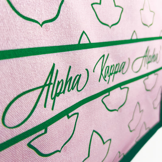 Alpha Kappa Alpha® + Ivy® Tote | 14" x 12'
