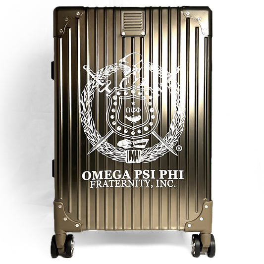 ΩΨΦ® Carry-On Metal Luggage | 20"