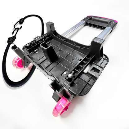 Folding Luggage Trolley Wheels with Bungee Cord