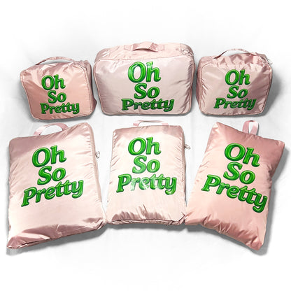 Oh So Pretty | 6-Piece Packing Cube Set