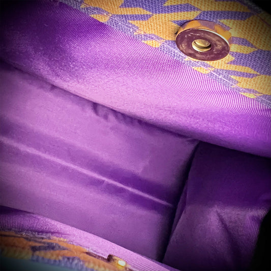 Quette Houndstooth Tote | [Canvas]