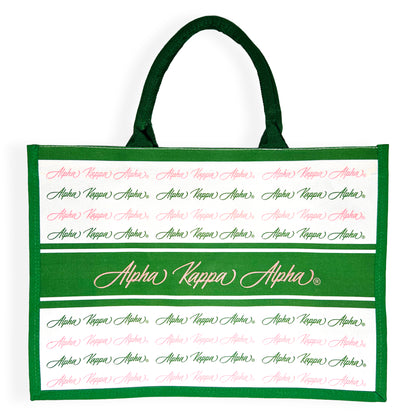 Alpha Kappa Alpha® Pattern Tote [Canvas]