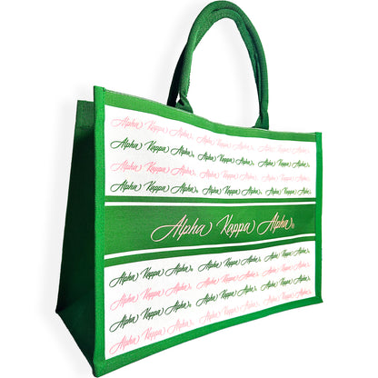 Alpha Kappa Alpha® Pattern Tote [Canvas]