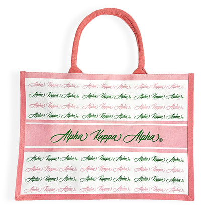 Alpha Kappa Alpha® Pattern Tote [Canvas]