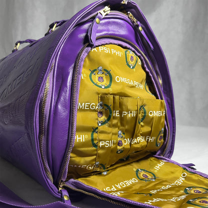 ΩΨΦ® Garment Duffle Bag | Weekender [Full Grain Cowhide Leather]