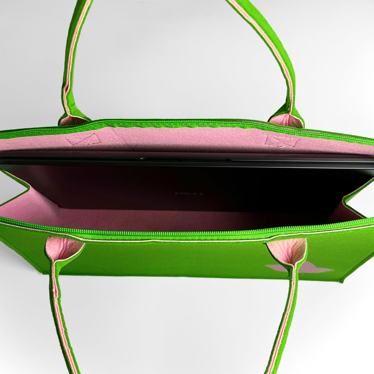 Pink Ivy® Felt Laptop Bag / Purse | Mini [15.75" x 11.75" x 4.5"]