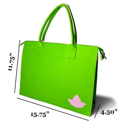 Pink Ivy® Felt Purse | Mini [15.75" x 11.75" x 4.5"]