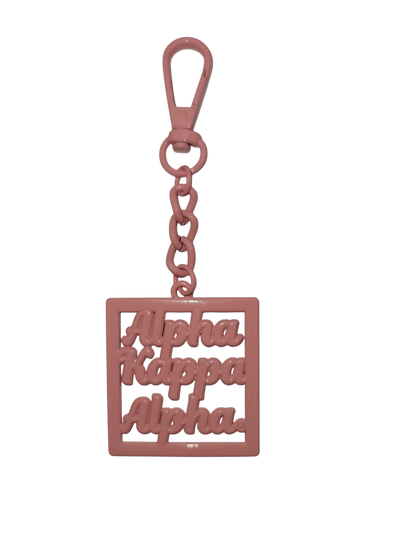 Alpha Kappa Alpha® Keychain | Purse Charm | [Metal]