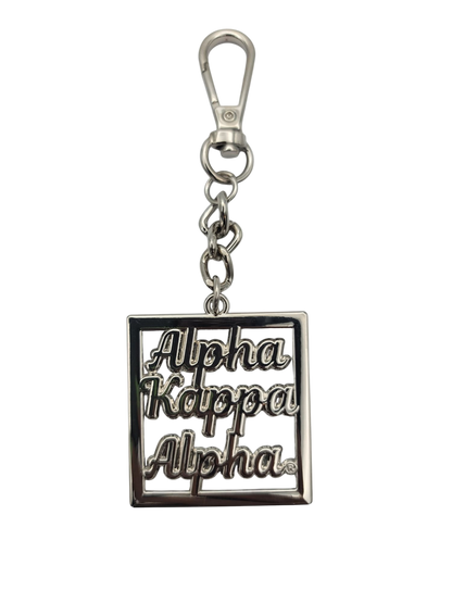 Alpha Kappa Alpha® Keychain | Purse Charm | [Metal]