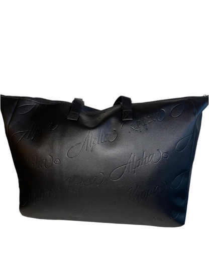 AKA® Signature Vegan Leather Tote Bag | Weekender