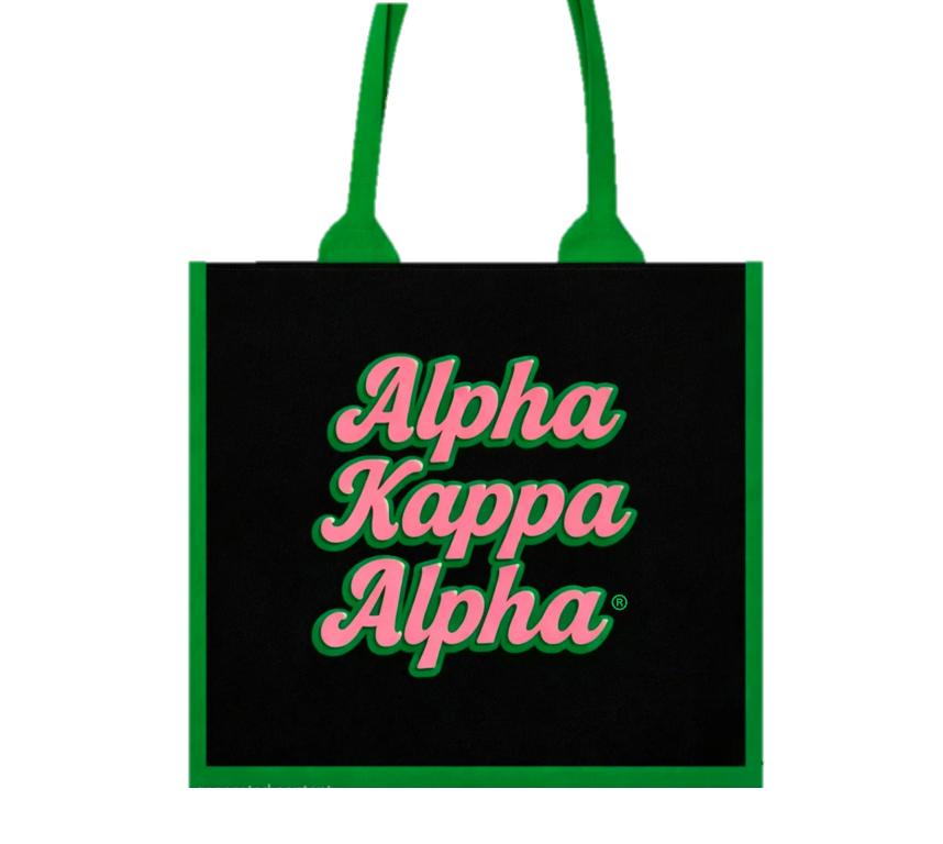 [Pre -Order] Alpha Kappa Alpha Blk Tote