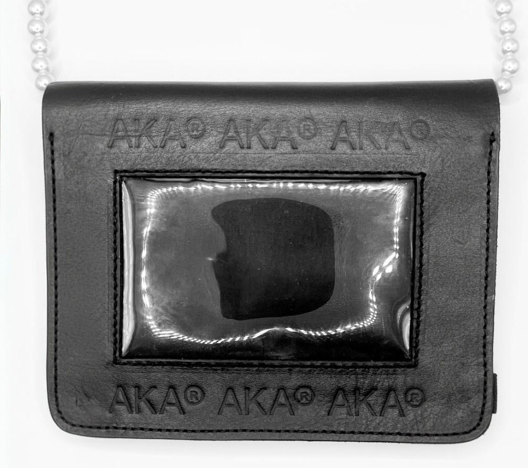 AKA® Credential Holder [Full Grain Cowhide Leather]
