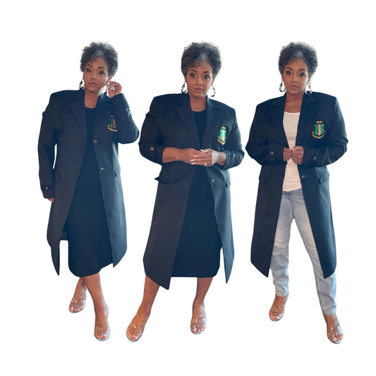 [Pre-Order] AKA® Coat of Arms Trench Blazer