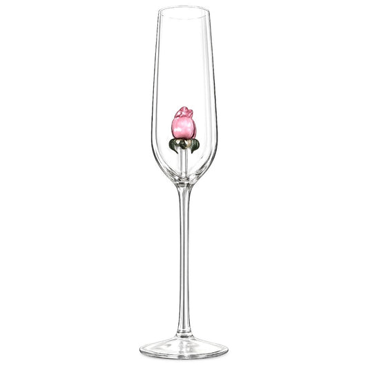 Pink Tea Rose Glassware
