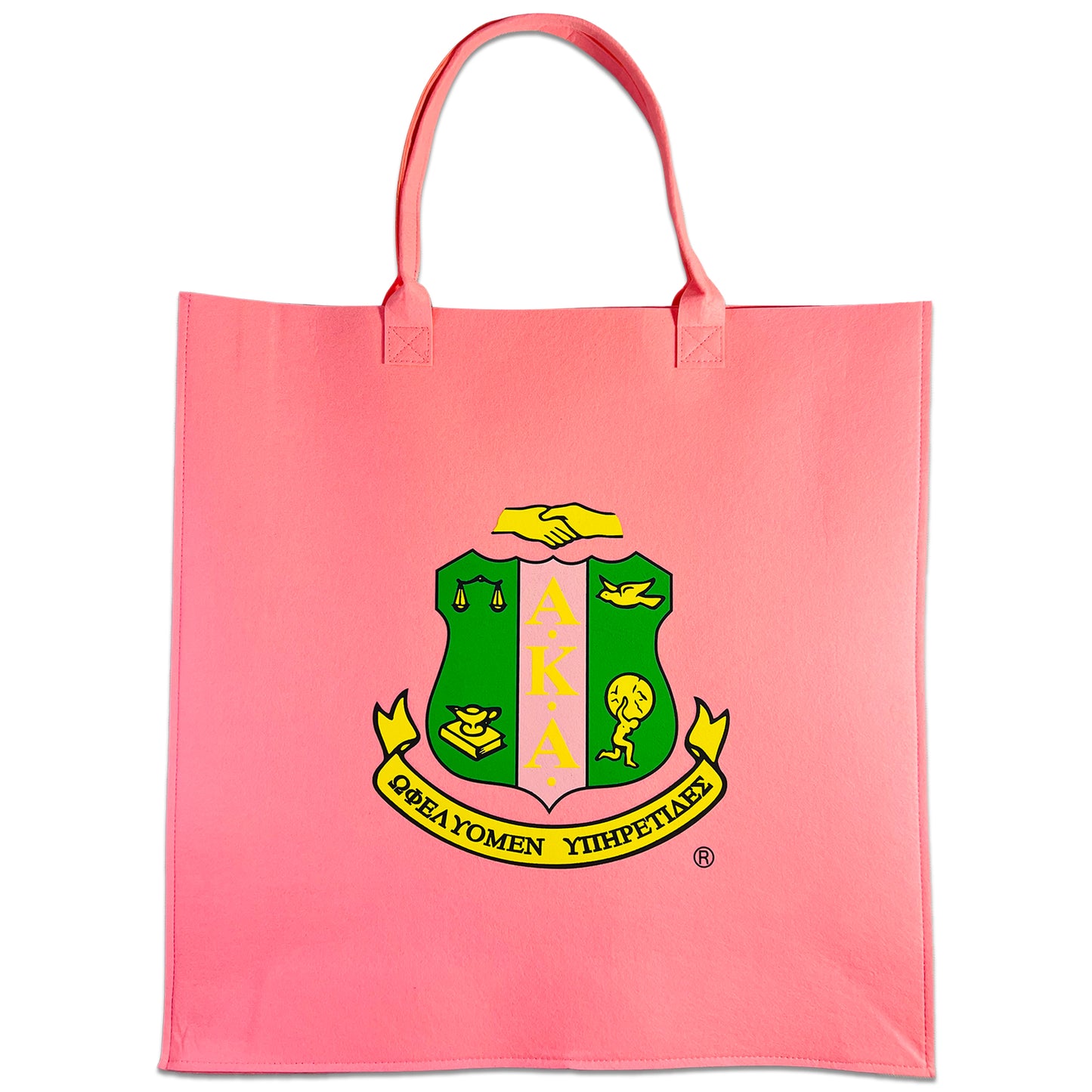 Reusable AKA® Felt Shopping Bags | Coat of Arms