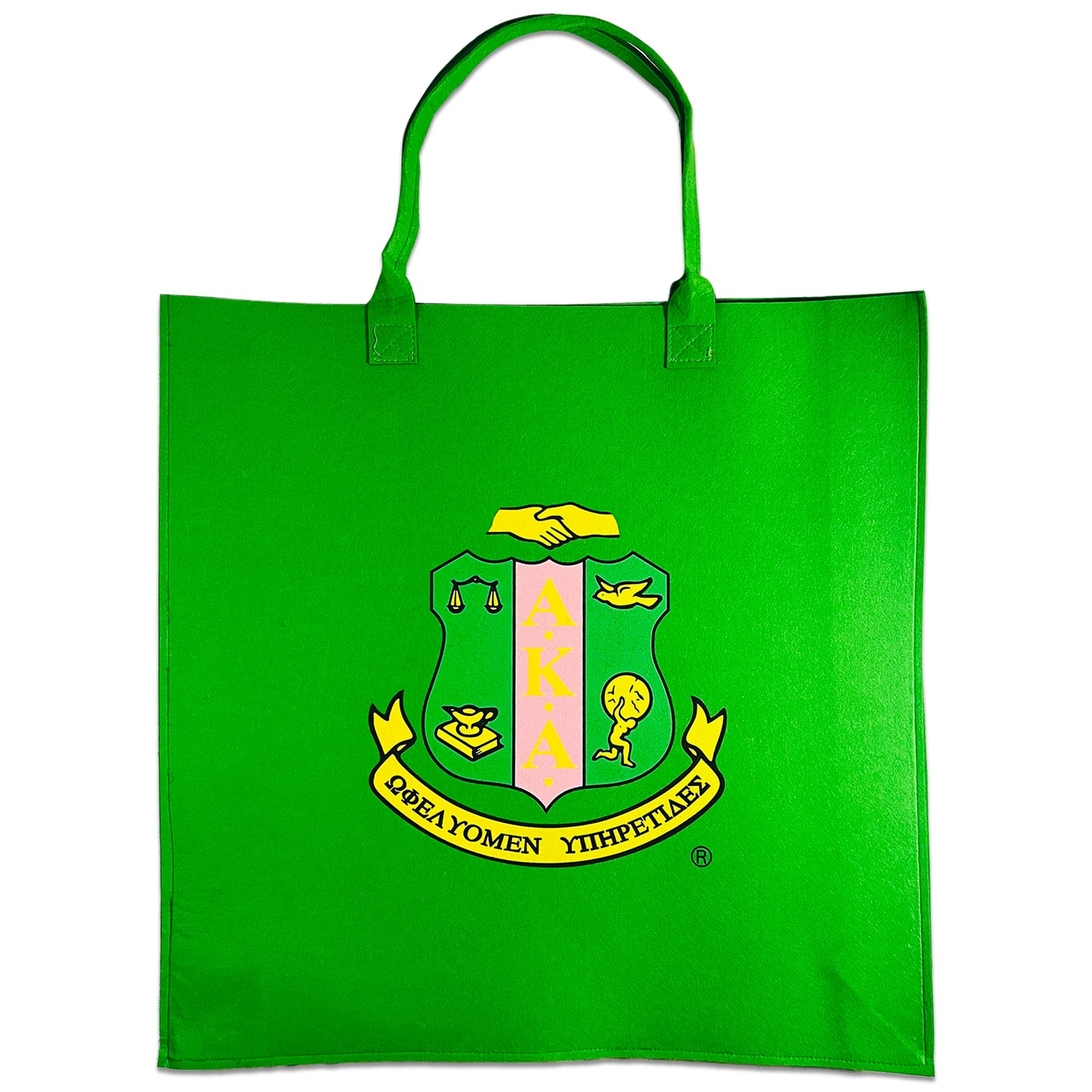 Reusable AKA® Felt Shopping Bags | Coat of Arms