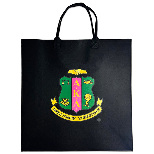 AKA® Coat of Arms Felt Bag [Mega 24” x 24”x 6”]