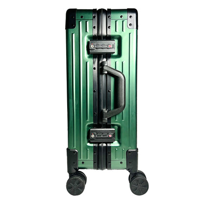 Checked Metal Luggage | 24"