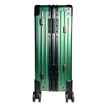 Checked Metal Luggage | 24"